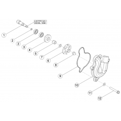 Pompe à eau BETA 350 RR/RACING 4T EFI 2015
