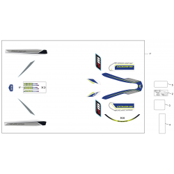 Adhésifs - Kit déco SHERCO 250 SE-R 2T 2017