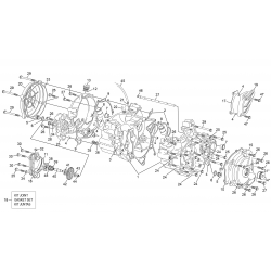 Carters moteur SHERCO 250 / 300 SE-R 2T 2017