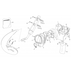 Boîte à air - Échappement 2t SHERCO 250 / 300 SE-R 2T / SIX DAYS 2016-2017