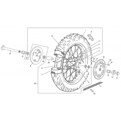 Roue arrière