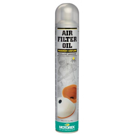 Huile de filtre à air MOTOREX AIR FILTER OIL - Spray 750mL