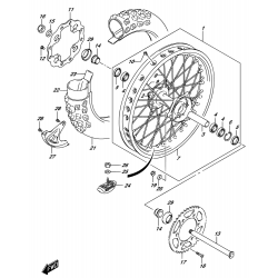 Roue arrière