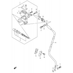Maître cylindre de frein avant