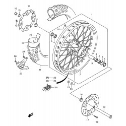 Roue arrière