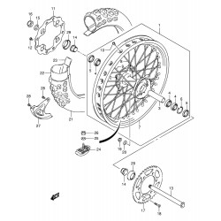 Roue arrière