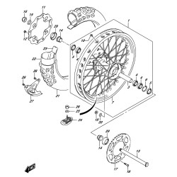 Roue arrière