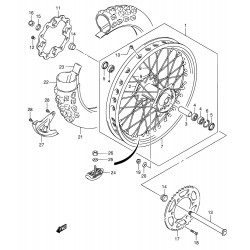 Roue arrière