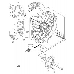 Roue arrière