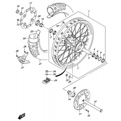 Roue arrière