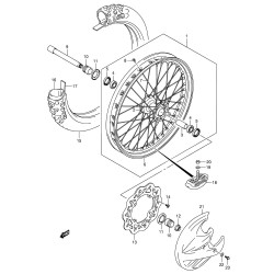 Roue avant