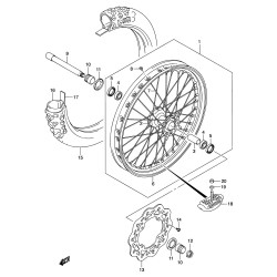 Roue avant