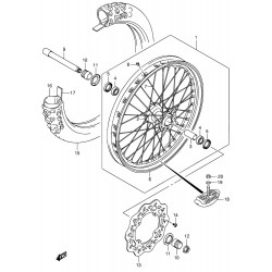 Roue avant