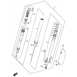 Tube de fourche gauche