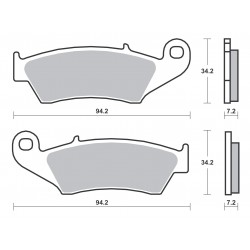 Plaquettes de frein SBS 694CS