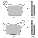 Plaquettes de frein SBS 791CS