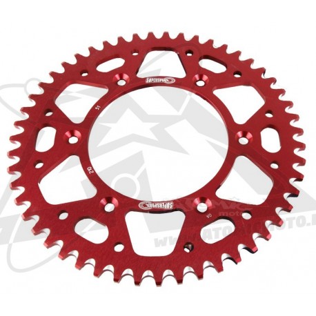 Couronne alu SUPERSPROX rouge AD323 - Pas 520