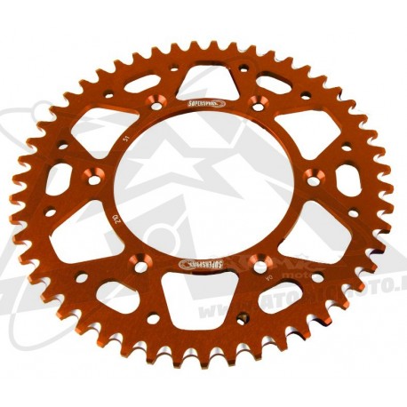 Couronne alu SUPERSPROX orange AP306 - Pas 520