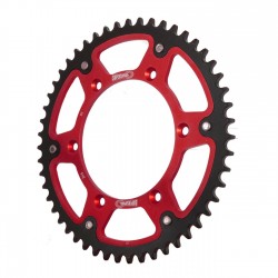 Couronne bi-métal SUPERSPROX STEALTH rouge CE206 - Pas 520