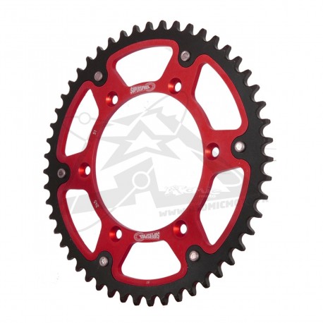 Couronne bi-métal SUPERSPROX STEALTH rouge CA212 - Pas 520