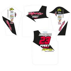 Maillot personnalisé ATOMIC MOTO DATA17 - Noir / Blanc / Rouge