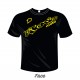 T-shirt coton ATOMIC - Noir / Jaune