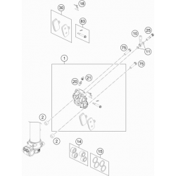 Étrier de frein avant HUSQVARNA 85 TC 17/14 19/16 2018-2020