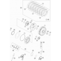 Embrayage HUSQVARNA 350 FE 2018 