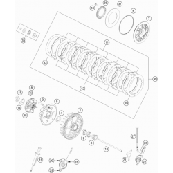 Embrayage HUSQVARNA 450 FC 2018 