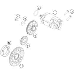 Démarreur électrique HUSQVARNA 450/501 FE 2018