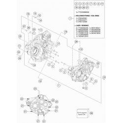 Carters moteur HUSQVARNA 250 FE 2018