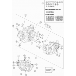 Carters moteur HUSQVARNA 450/501 FE 2018