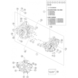 Carters moteur HUSQVARNA 250/350 FC 2018