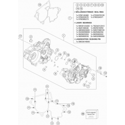 Carters moteur HUSQVARNA 250 TC 2018