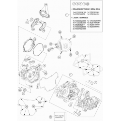 Carters moteur HUSQVARNA 85 TC 17/14 19/16 2018