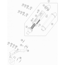 Échappement 4T HUSQVARNA 250 FC 2018