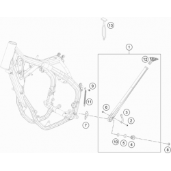 Béquille HUSQVARNA 250/300 TEi 2018/2019