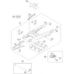 Bras oscillant HUSQVARNA 65 TC 2018-2020