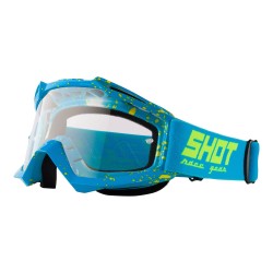 Lunettes SHOT Assault - DROP Bleu / Jaune fluo