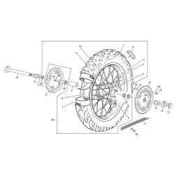 Roue arrière