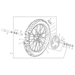 Roue avant