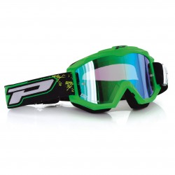 Lunettes PROGRIP 3204 - Vert fluo - écran iridium