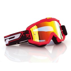 Lunettes PROGRIP 3204 - Rouge fluo - écran iridium