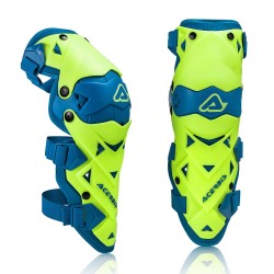 Genouillères Impact EVO 3.0 ACERBIS - Jaune fluo / Bleu