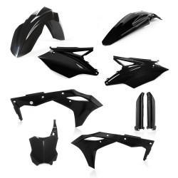 Kit plastiques super complet KAWASAKI 250 KXF '18 - Noir 