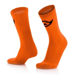 Chaussettes coton hautes ACERBIS - Orange fluo
