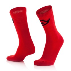 Chaussettes coton hautes ACERBIS - Rouge