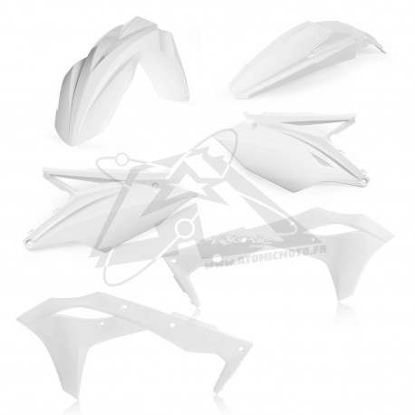 Kit plastiques complet KAWAZAKI 250 KXF '18 - Blanc