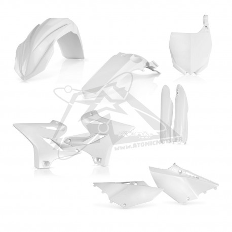 Kit plastiques super complet YAMAHA 125 YZ '18 - Blanc 