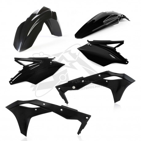 Kit plastiques complet KAWAZAKI 250 KXF '18 - Noir